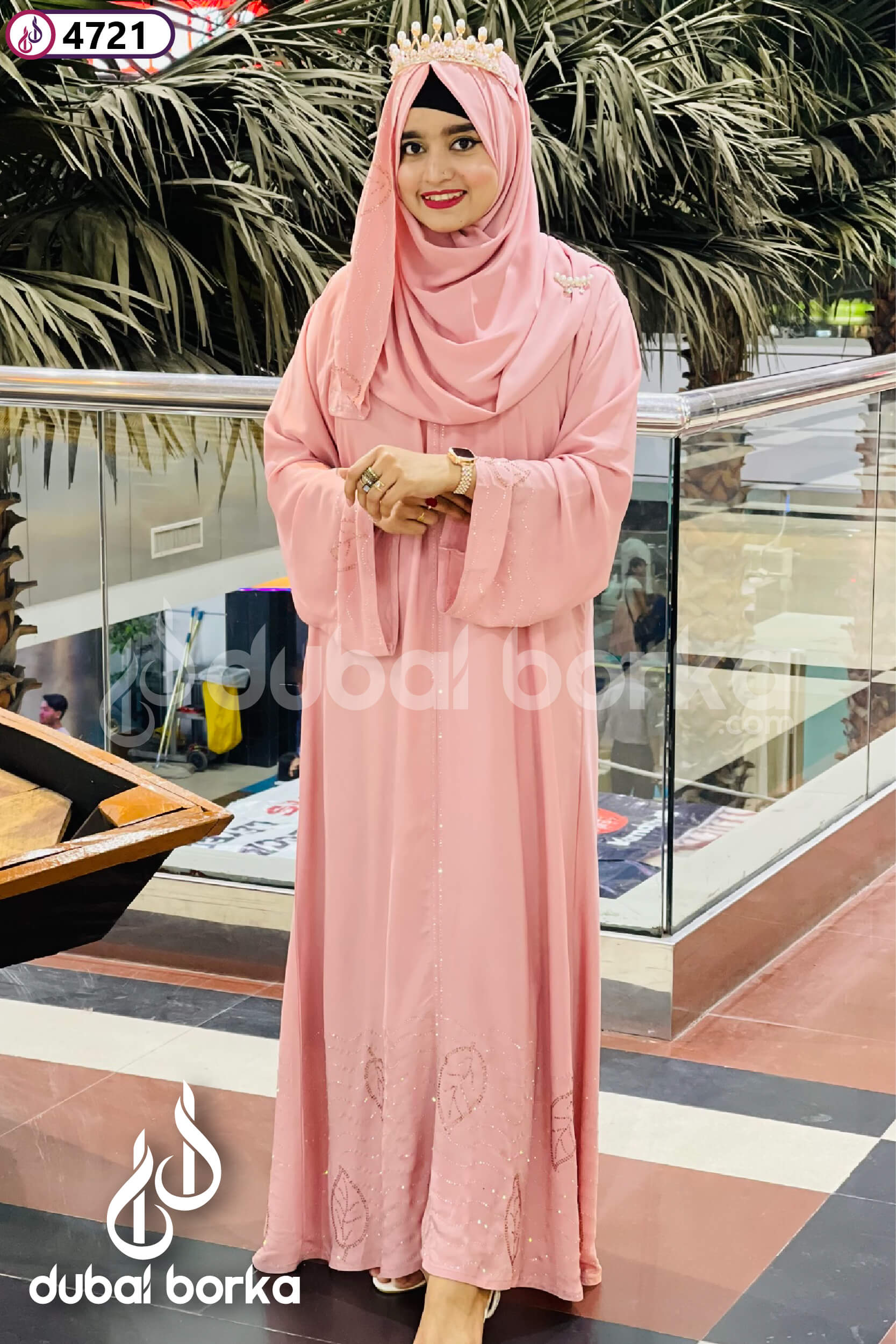 Princess V4 Borka Pink With Hijab