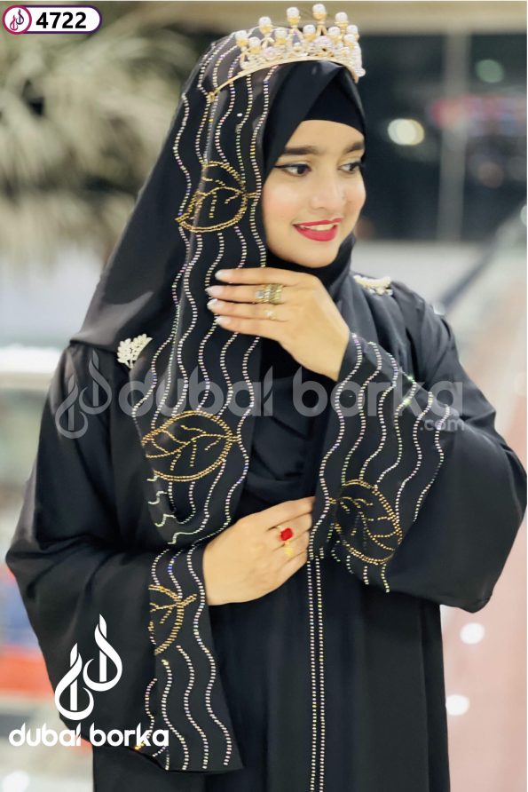 Princess V4 Borka Black With Hijab