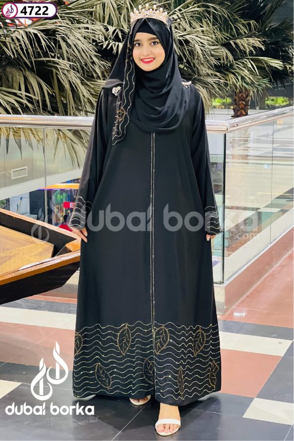 Princess V4 Borka Black With Hijab