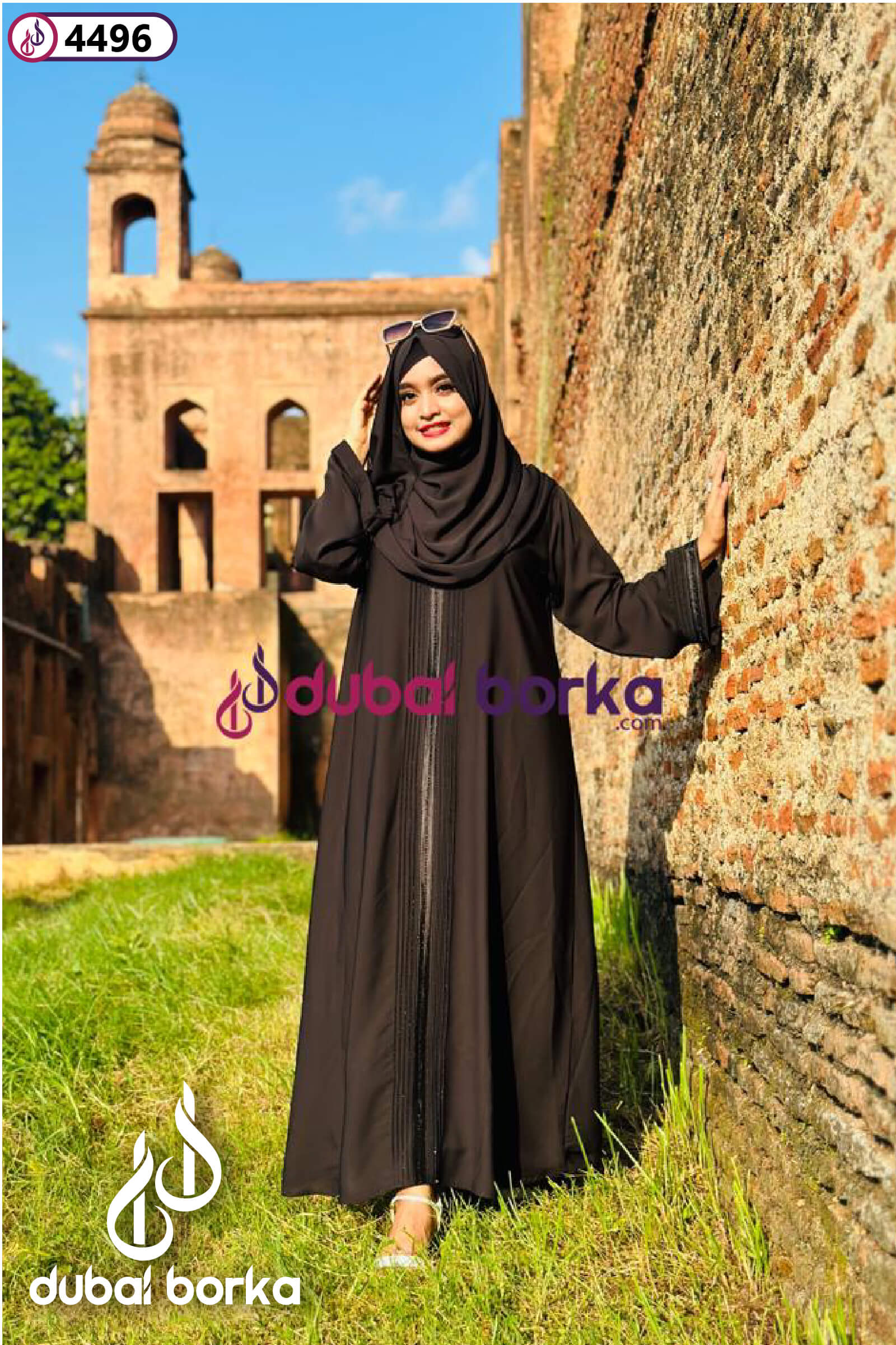 Inaya Borka Black With Hijab