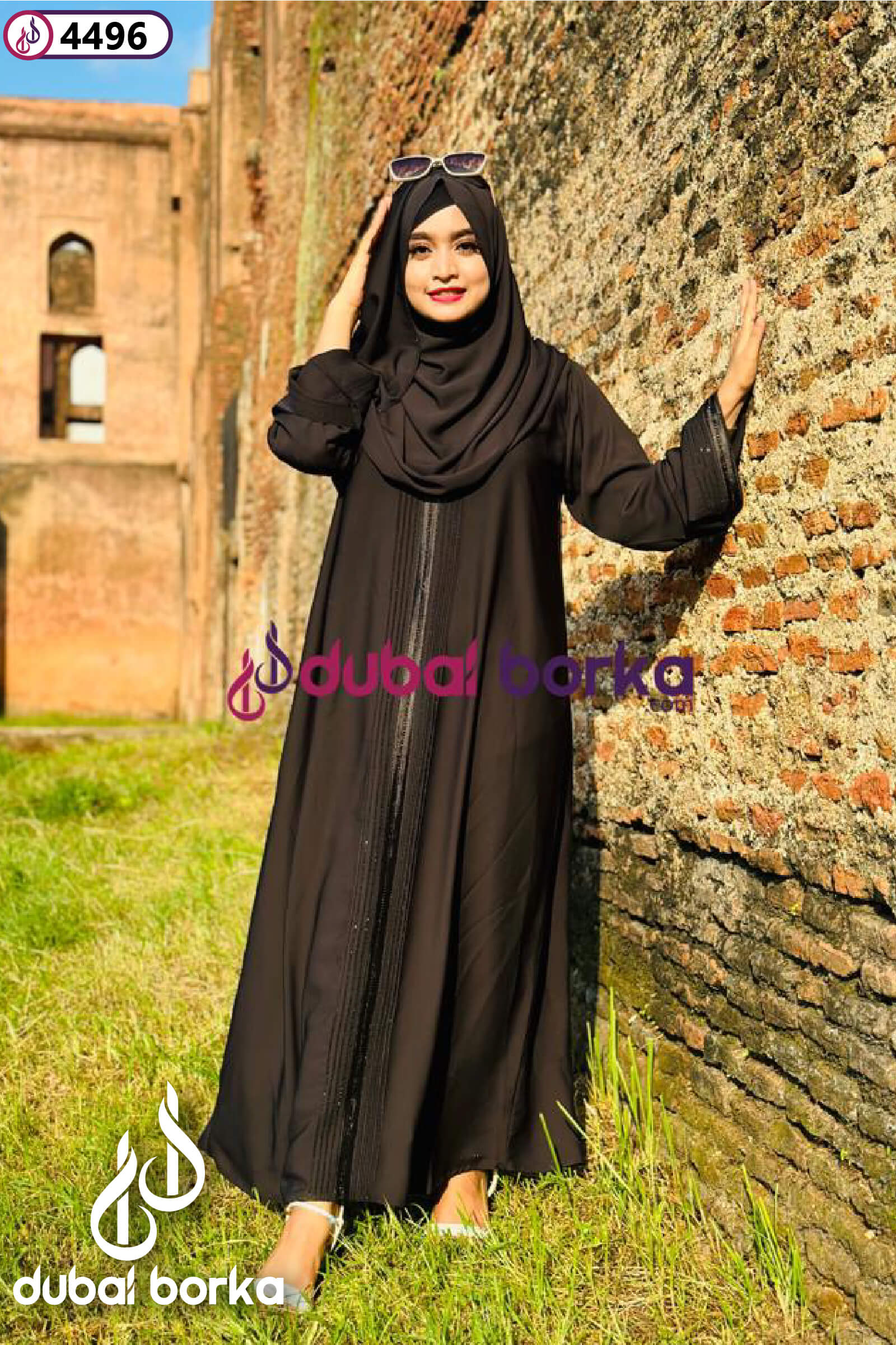 Inaya Borka Black With Hijab