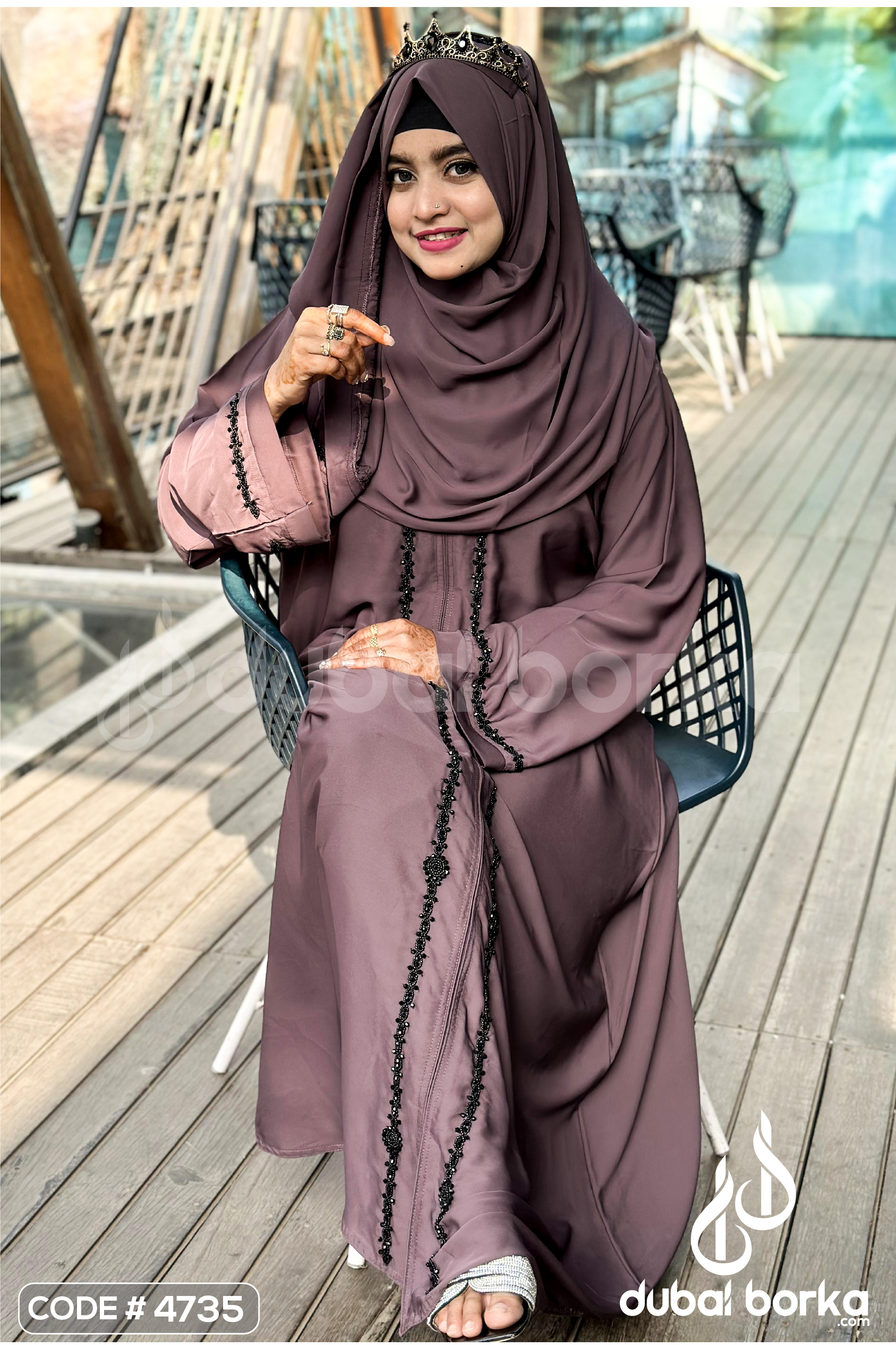 Chain Karchupi Borka Nude With Hijab