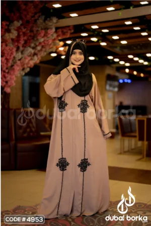 Elegant Handcrafted Karchupi Borka – Premium Zoom Fabric with Hijab