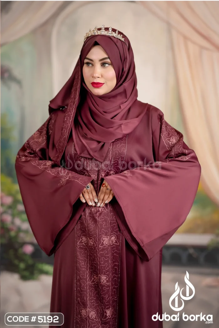 Begum Jaan Jafran Ari Borka – Premium Casual Borka by Dubai Borka - Image 5