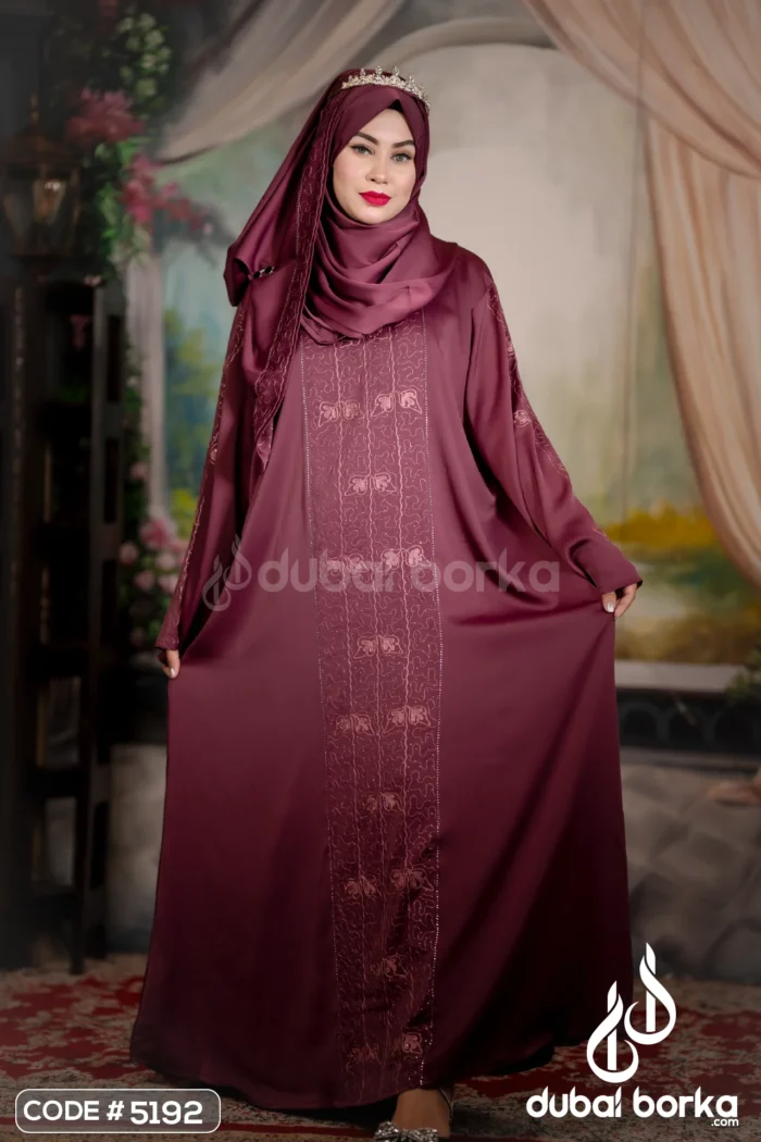Begum Jaan Jafran Ari Borka – Premium Casual Borka by Dubai Borka - Image 4