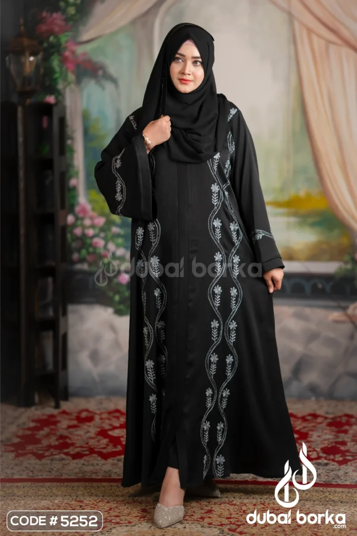 Gulbahar Floral Ari Borka - Exclusive Eid Collection 2025 - Image 3