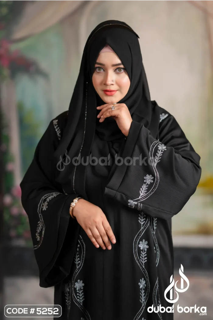 Gulbahar Floral Ari Borka - Exclusive Eid Collection 2025 - Image 4