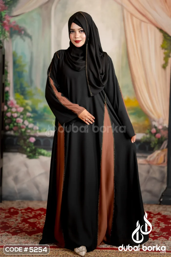 Regular Contrast Borka – Eid Ul Fitr 2025 Exclusive - Image 6