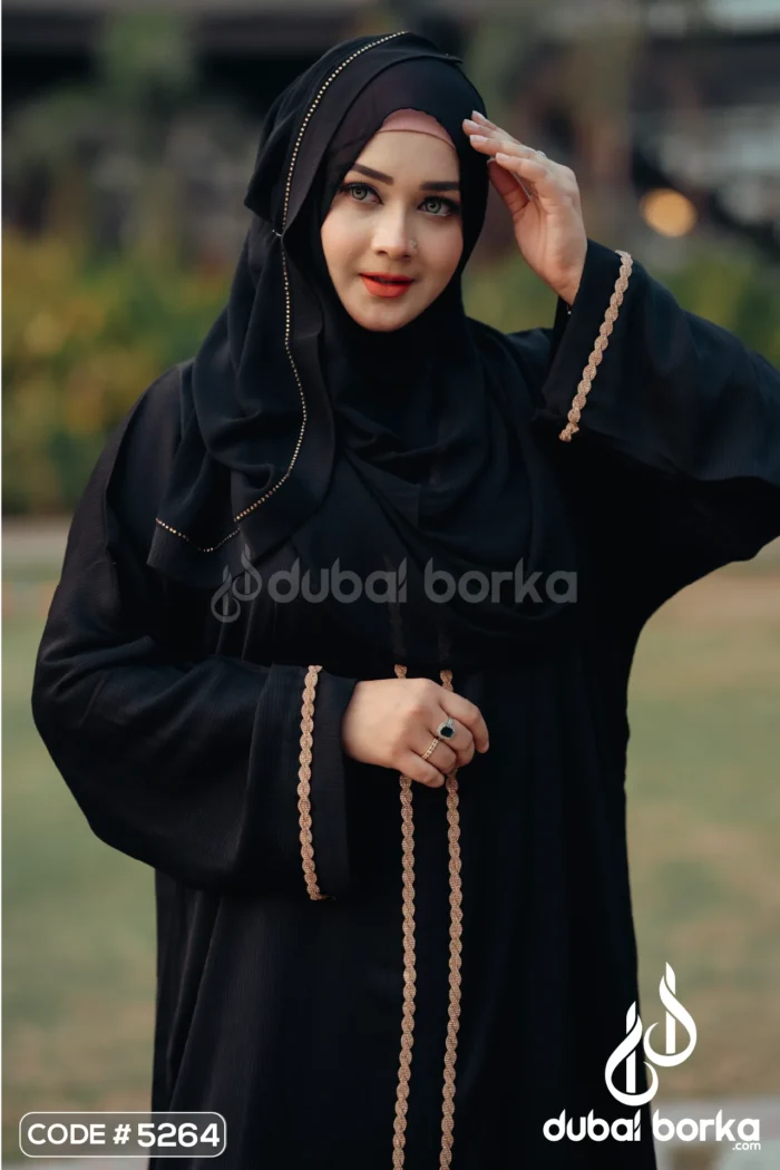 Noor Borka Black – Eid Ul Fitr 2025 Collection - Image 6
