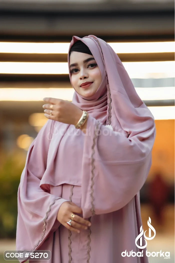 Afsani Gown Borka – Exclusive Eid Ul Fitr 2025 Collection | Dubai Borka - Image 2
