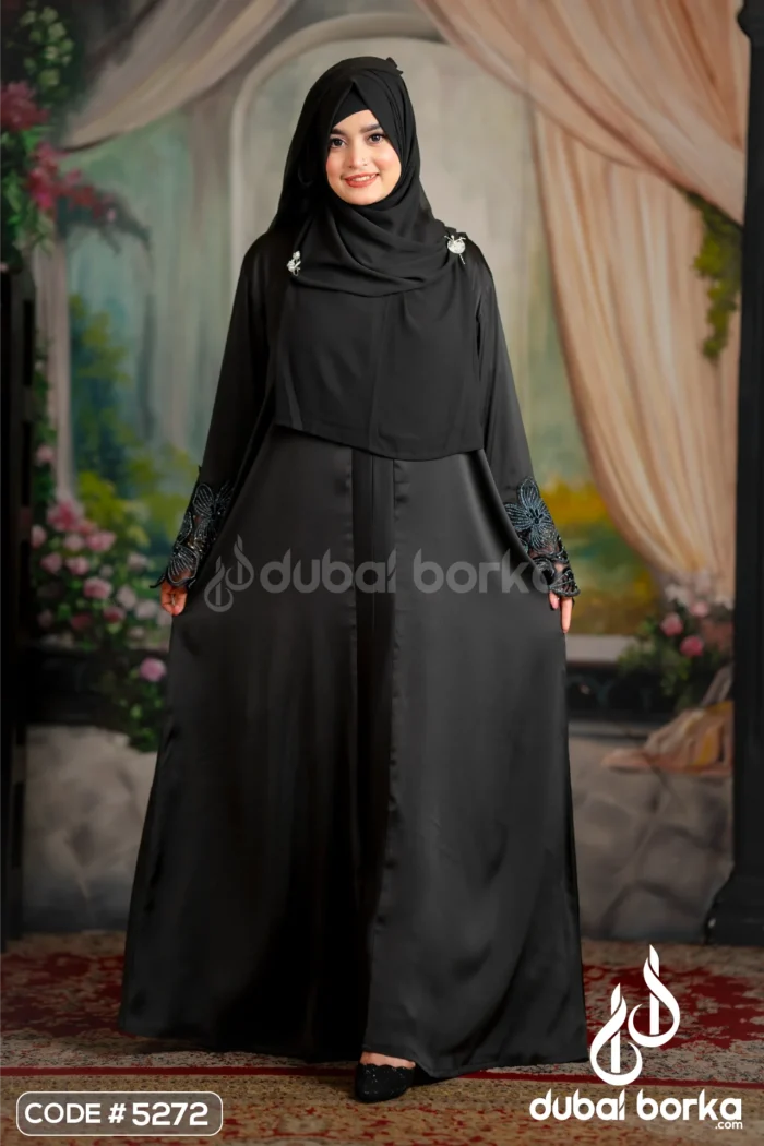 Hayat Borka Black – Eid Collection 2025 - Image 4