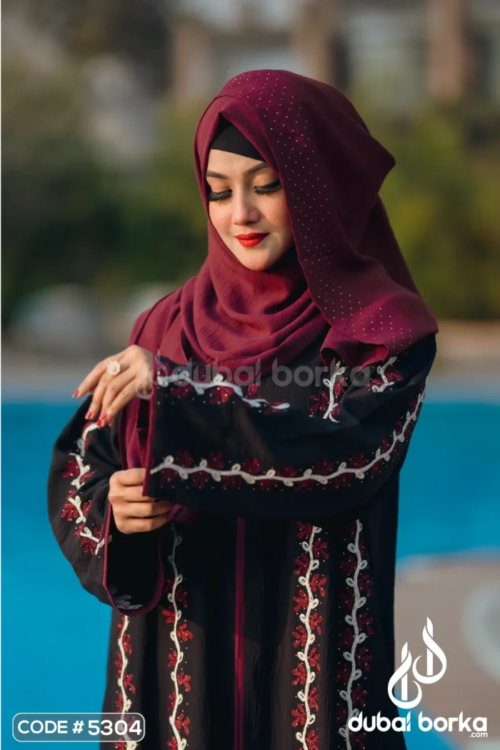 Mahnoor Crepe Ari Borka - Eid Collection 2025 - Image 6