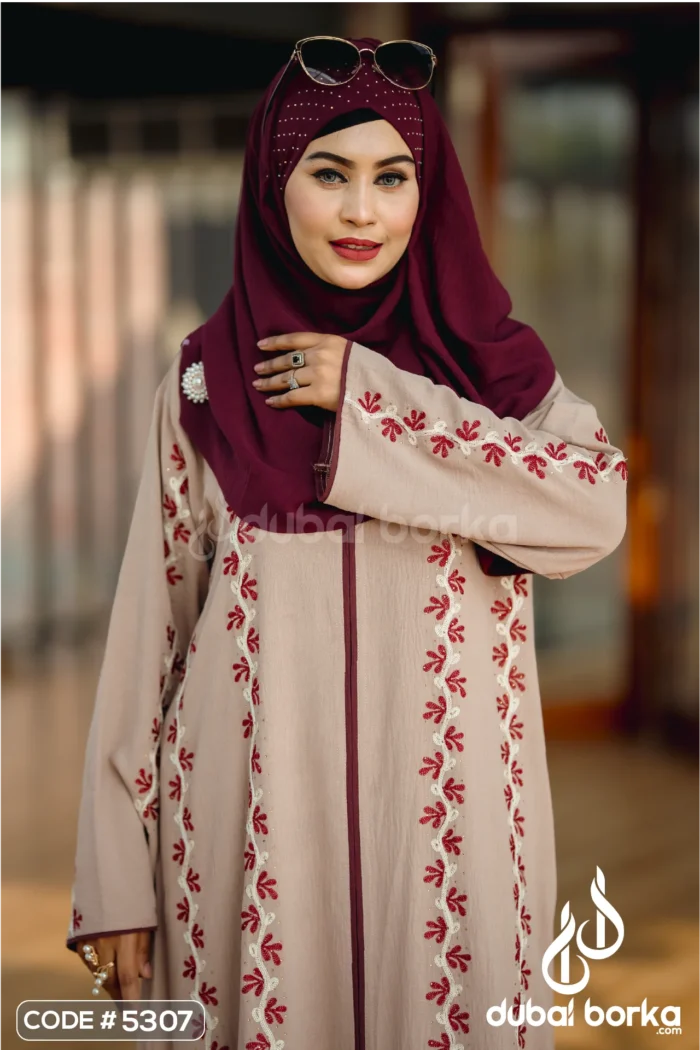 Mahnoor Crepe Ari Borka - Eid Collection 2025 - Image 8
