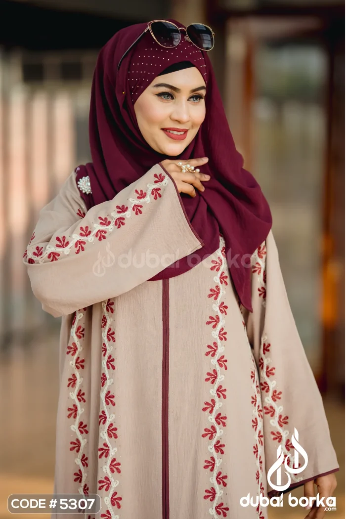 Mahnoor Crepe Ari Borka - Eid Collection 2025 - Image 9