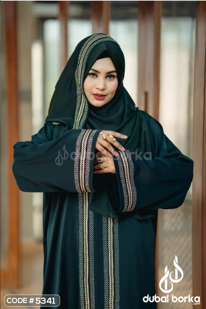 Haya Lace Borka – A Masterpiece for Eid Ul Fitr 2025 | Dubai Borka - Image 2