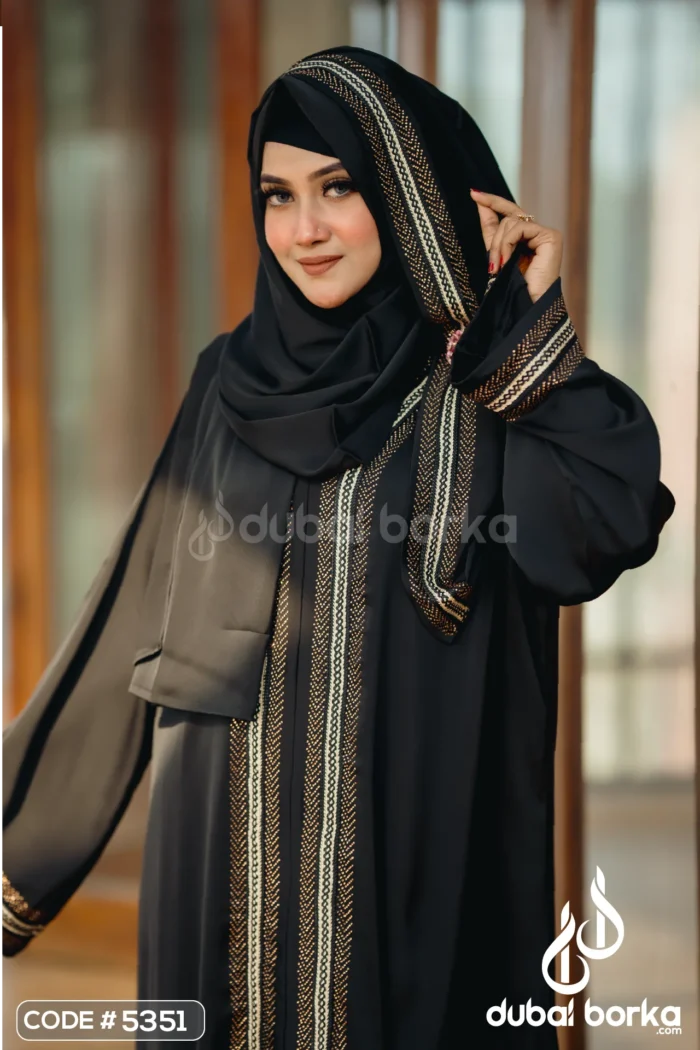 Haya Lace Borka – A Masterpiece for Eid Ul Fitr 2025 | Dubai Borka - Image 4