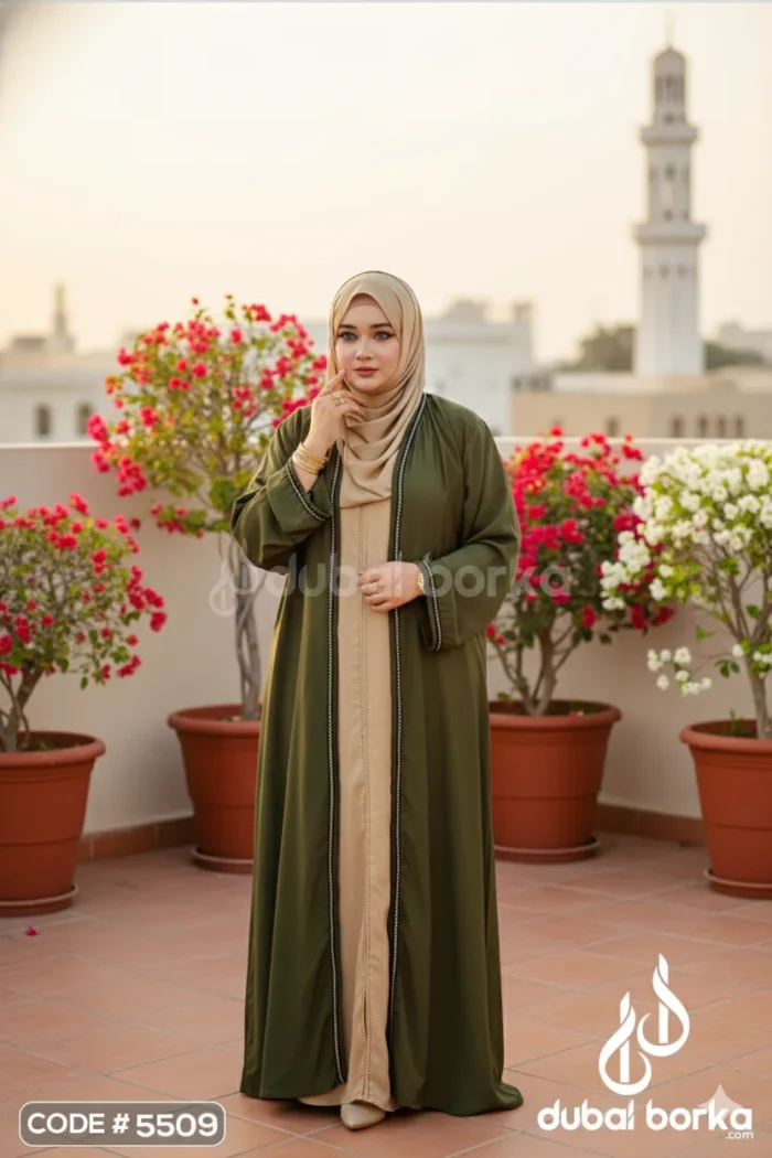 Lace Koti – Premium Cherry Imported Fabric | Dubai Borka - Image 4