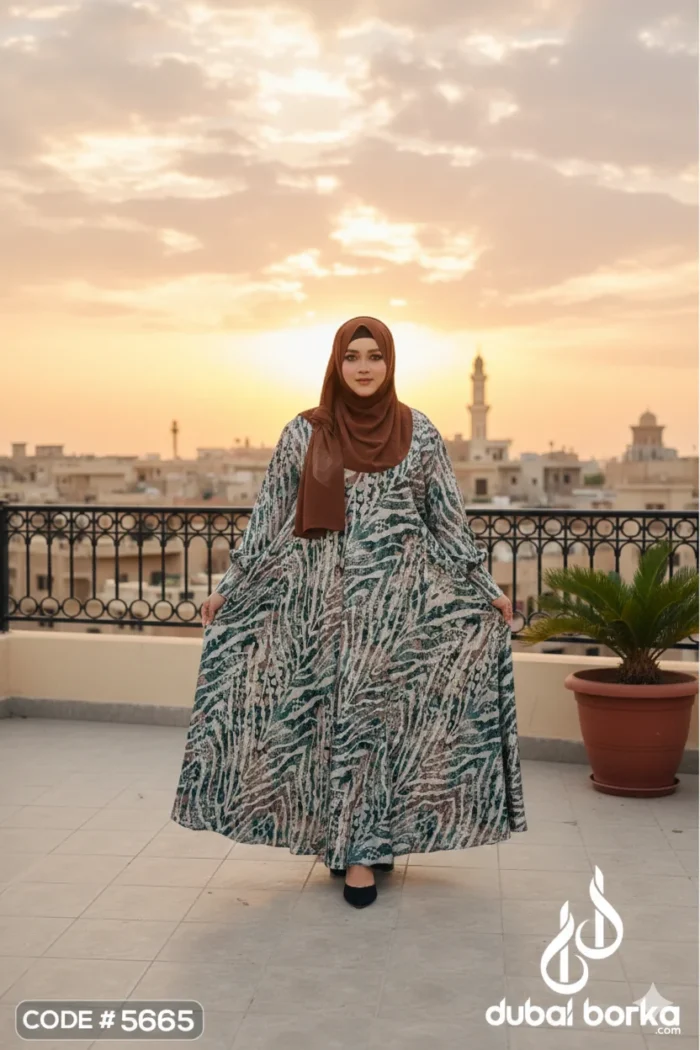 Crape Royal Silk Ghare-Borka – 2026 Collection Highlight by Dubai Borka - Image 2