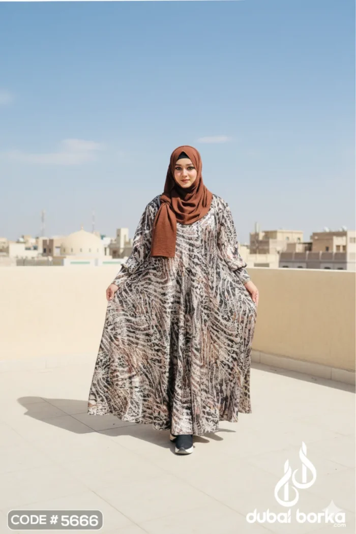Crape Royal Silk Ghare-Borka – 2026 Collection Highlight by Dubai Borka - Image 4