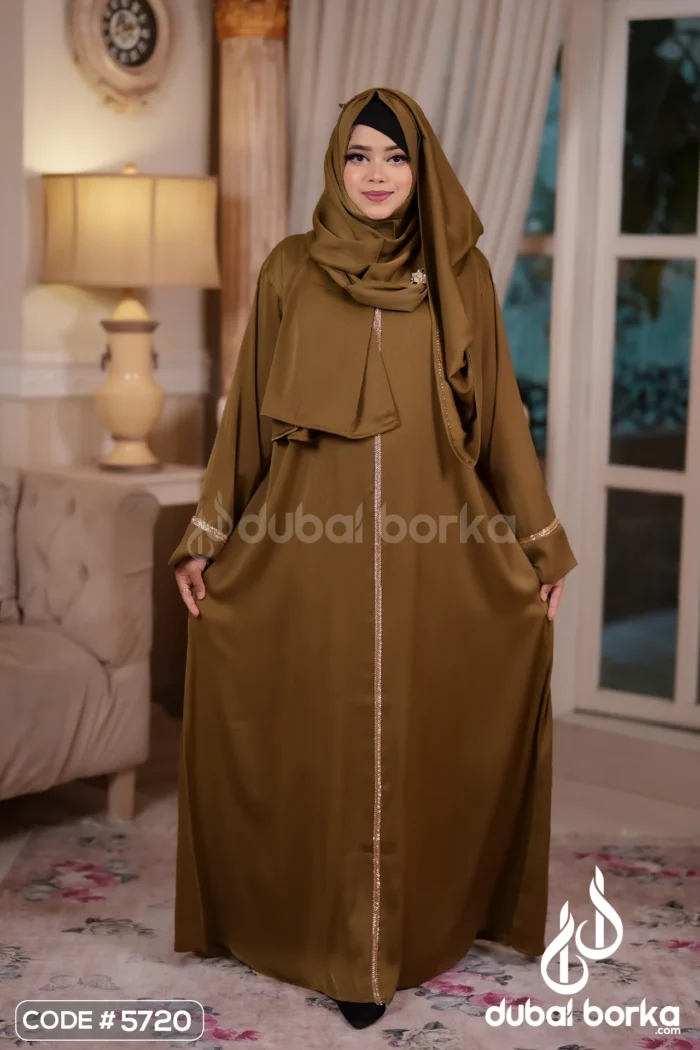 Hiranur Premium Lace Borka – Eid Collection | Dubai Borka - Image 5