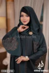 Nurjahan Gown Borka – Premium Zafran Stone Work | Dubai Borka
