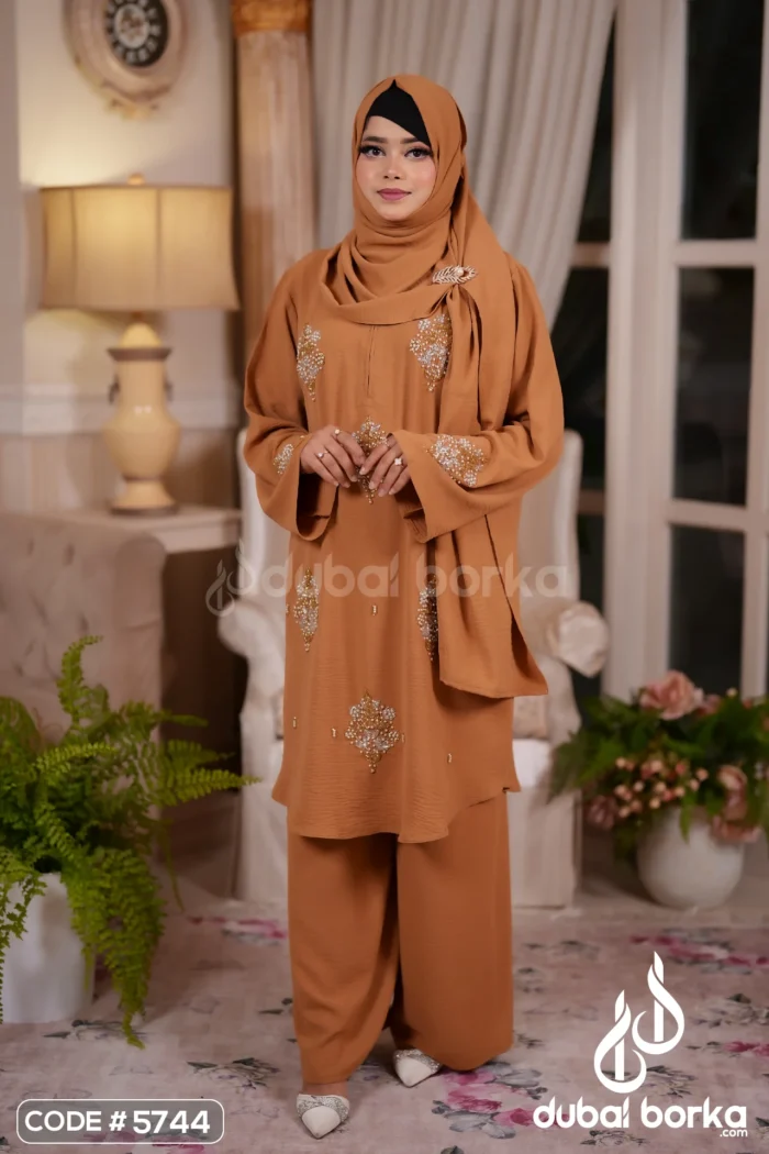 Pakistani Inspired Co-Ords Set – Premium CEY Fabric Collection | Dubai Borka - Image 7