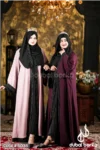 Elegant Dubai Cherry Cover-Up (Koti) with Stone & Line-by-Line Design