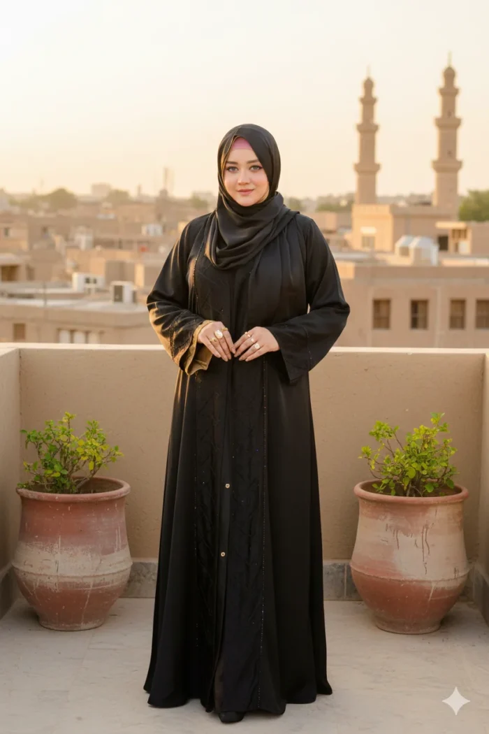 Safa Koti Borka – Eid 2026 Premium Collection | Dubai Borka - Image 2