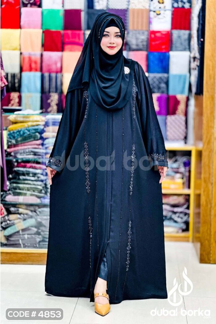 Handcrafted Karchupi Borka - Premium Zoom Fabric Abaya - Image 2