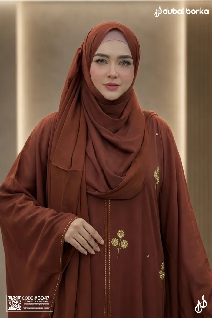 Flora Pearl Abaya With Hijab - Image 4