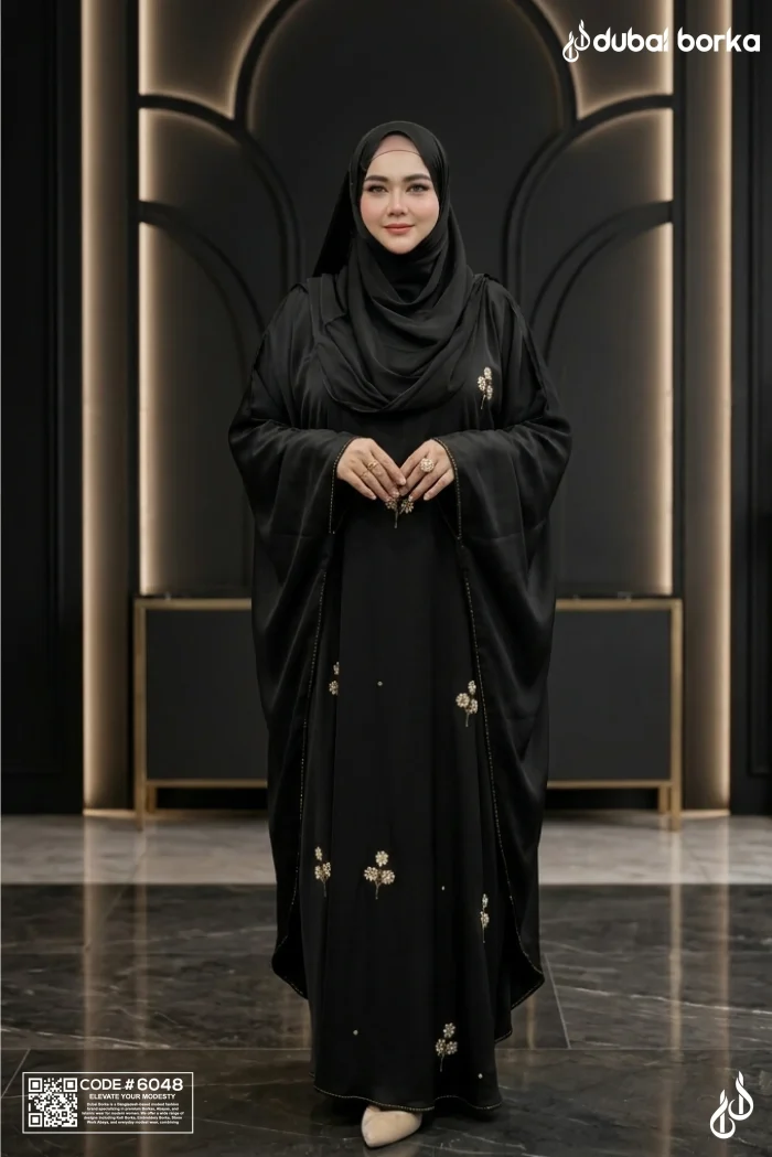 Flora Pearl Abaya With Hijab - Image 2